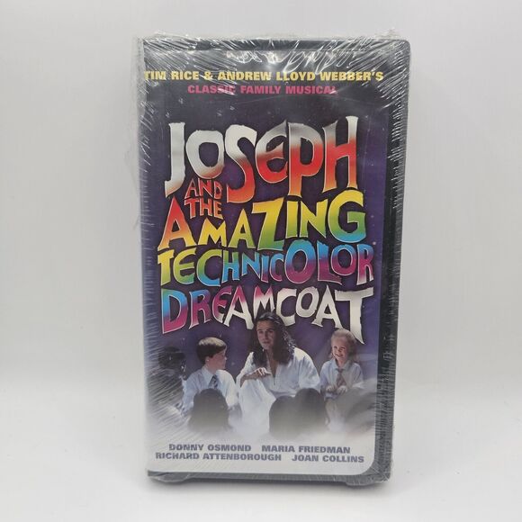 Joseph And The Amazing Technicolor Dreamcoat SEALED VHS 2000 Donny Osmond - Picture 1 of 10